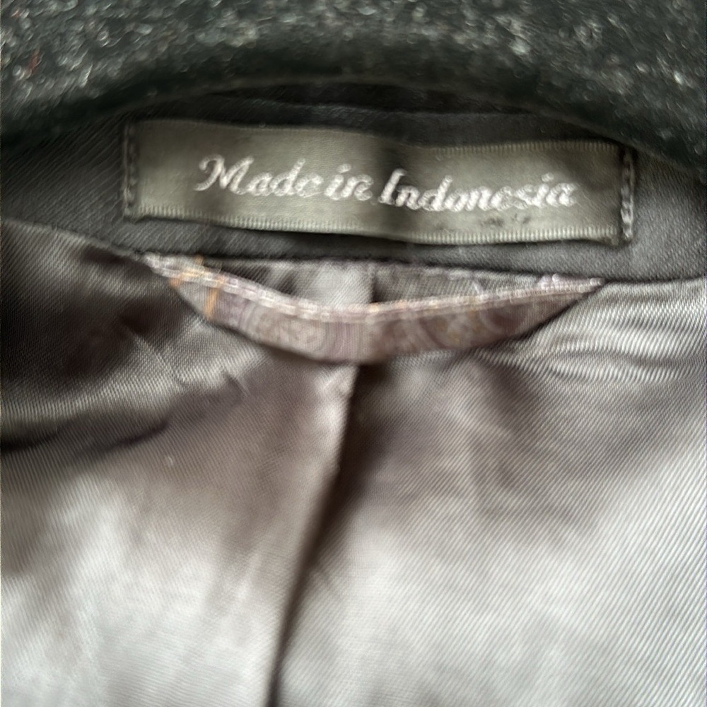 Ralph Lauren Black 100% Wool Blazer Size 48R - Picture 4 of 8